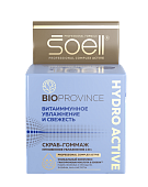 СОЕЛЛ SOELL BIOPROVINCE скраб-гоммаж HYDRO ACTIVE, 100 мл