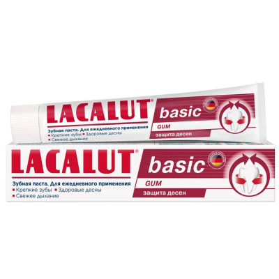 Lacalut Зубная паста Basic Gum, 75 мл
