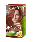 Студио крем-краска д/волос Biocolor 7.43 Огненно-рыжий