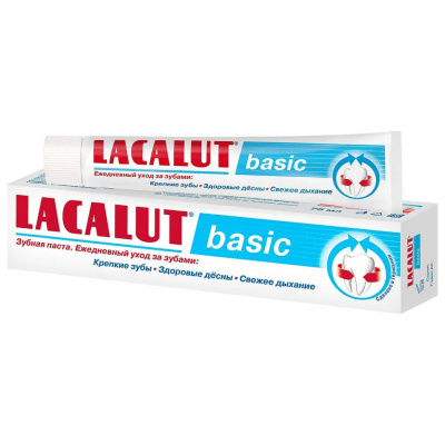 Lacalut Зубная паста Basic, 75 мл