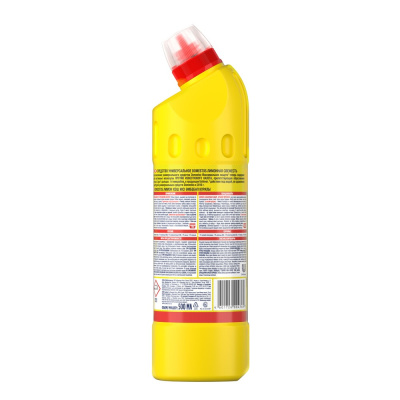 Domestos Универсальное чистящее cредство гель Лимонная свежесть против бактерий и запахов, 500 мл_1