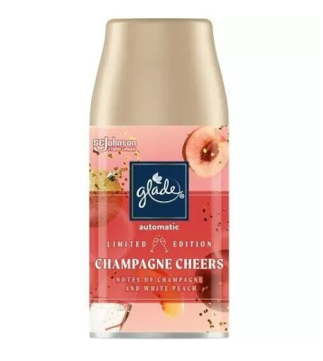 Glade Automatic Сменный баллон Champagne Cheers Брызги Шампанского, 269 мл