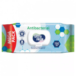 Ultra Fresh Antibacterial  Влажные салфетки 150 шт (9шт/ящ) с клапаном