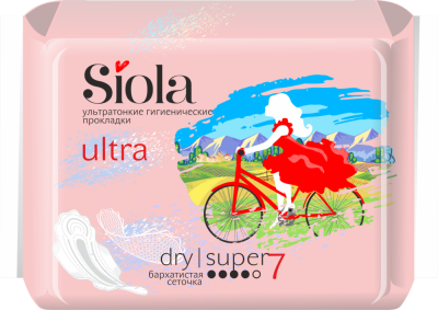 Siola Ultra Прокладки гигиенические Super Dry, 7 шт