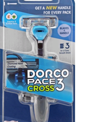 Dorco Pace Cross 3 Станок для бритья 3 лезвия + 5 кассет