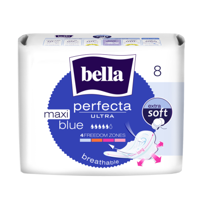 Bella Perfecta Ultra Прокладки гигиенические Maxi Blue, 8 шт