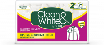 Duru Clean&White Хозяйственное мыло для стирки против пятен, 120 гр