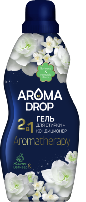 Aroma Drop Гель для стирки Aromatherapy Универсальный Жасмин и Ветивер, 1000 мл