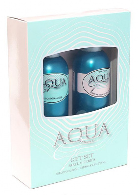 Подарочный набор женский Aqua Gi (Шампунь, 250 мл + Гель для душа, 250 мл)
