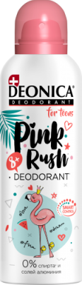 Deonica for Teens Дезодорант-спрей для девочек Pink Rush, 125 мл
