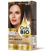 Стойкая крем-краска д/волос Only Bio COLOR Тон 5.0 Темно-русый 115мл