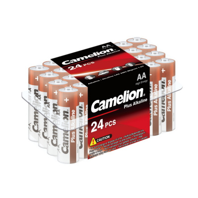 Camelion Батарейка PlusAlkaline AA LR6-PB24 1,5В, 24 шт, цена за 1 шт