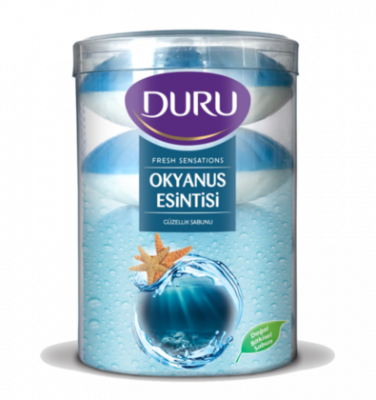 Duru Fresh Мыло туалетное Океанский бриз, 4 х 100 гр