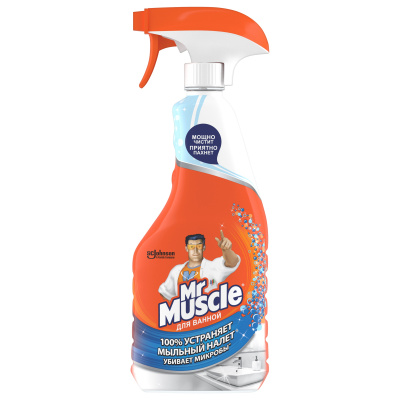 Mr. Muscle Чистящий спрей для ванной 5в1, 450 мл