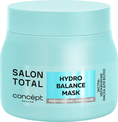 Concept Salon Total Маска для волос экстра-увлажнение Hydro Balance, 500 мл
