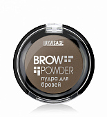 Пудра для бровей LUXVISAGE Brow powder т.03 grey taupe
