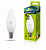 Лампа светодиодная Ergolux  LED- C35-9W-E14-3K 9Вт,220В,3000K,Е14 (80Вт)