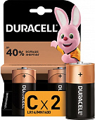 Батарейка Дюраселл  Basic C (LR14) 2BL, средняя, алкалиновая, цена за 1 шт.,отписывать кратно 2шт