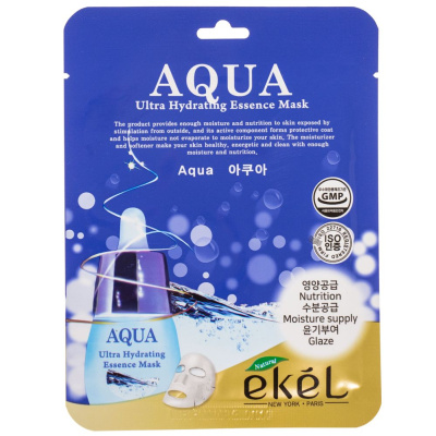 E'kel Маска тканевая для лица Ultra Hydrating Essence Mask Aqua, 25 мл