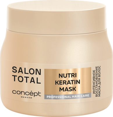 Concept Salon Total Маска для волос интенсивное восстановление Nutri Keratin, 500 мл