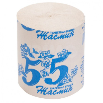 Жасмин 55 Туалетная бумага без втулки, 1 шт